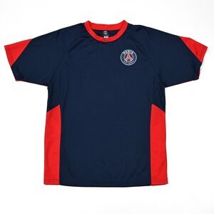 Paris Saint Germain Men's Medium Shirt Jersey Soccer Training Color Block Futbol